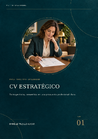 Portada premium de CV Estratégico — Colección MTE™