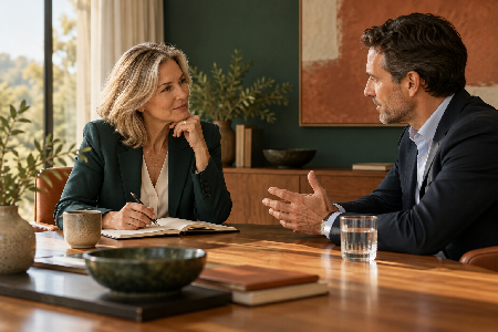 Conversación de coaching para ordenar una decisión profesional